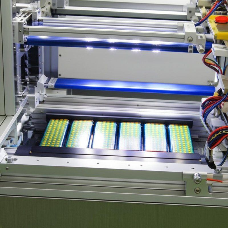 Battery Cell Testing Equipment with Battery-specific LED Light Source and 1.5m/min Material Movement Speed